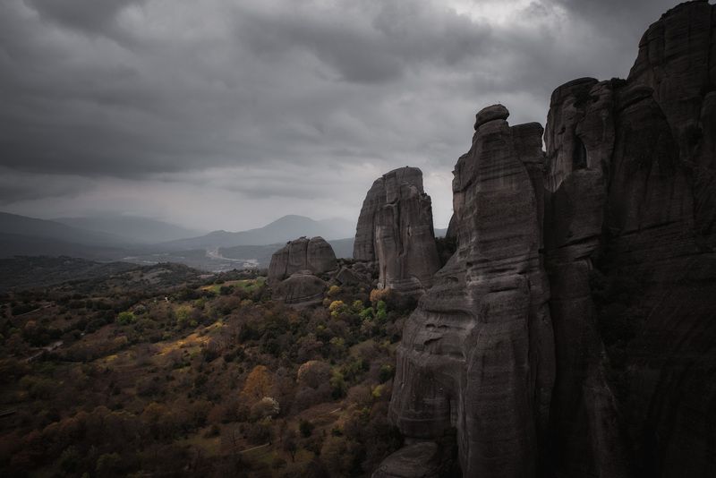 Пасмурно в Метеорах.photo preview