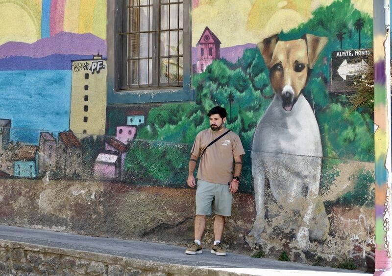 Street/Reportage, Chile, People, Dogs, Funny, Art Street, Colorful, Travel, City, Valparaiso,  Когда лучший друг человека больше, чем друг.photo preview