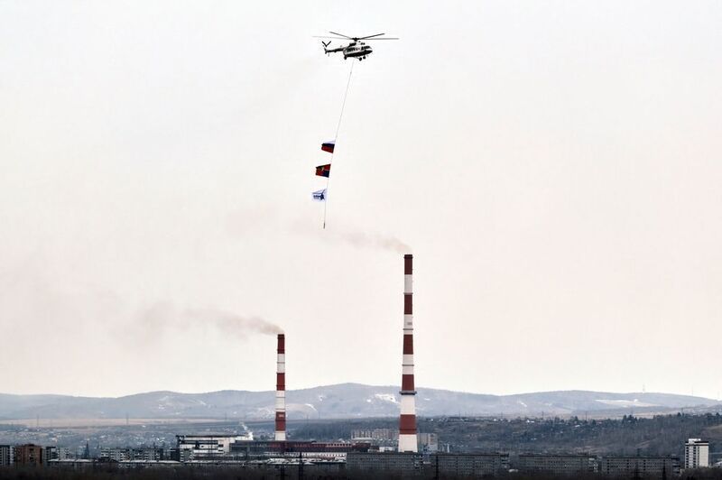 красноярск, вертолёт, авиация Техногенный мирphoto preview