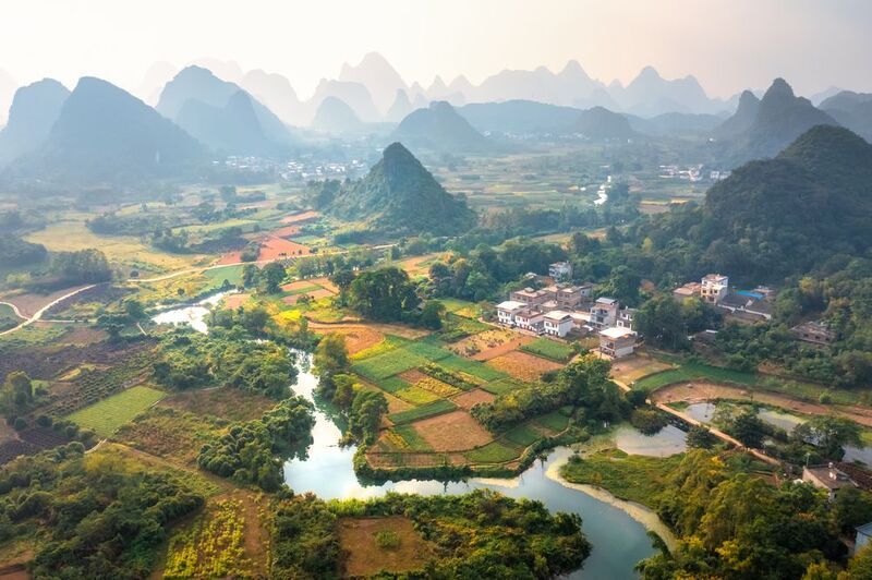 китай, яншо, холмы, china, guilin Карстовые холмы Яншоphoto preview