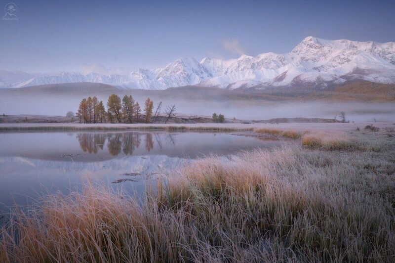 горный алтай, осень, горы, джангысколь, урочище ештыкель, фототур на алтай, фототуры 2025, осенний фототур на алтай Седое утроphoto preview