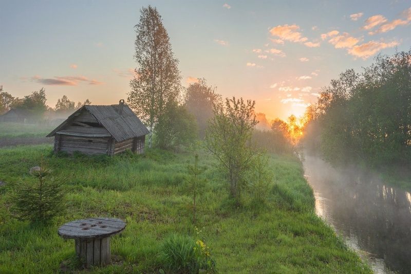 Утро на речкеphoto preview