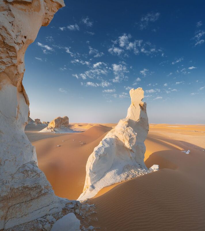 Египетская Сахара. Белые скалы долины Ак-Абатphoto preview