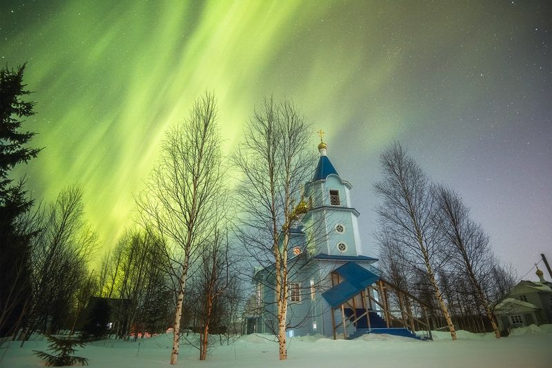 Северное сияние в Радовоphoto preview