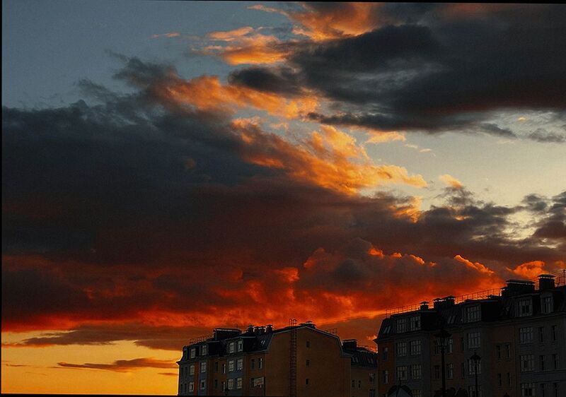 пейзаж, город, санкт петербург, закат, репортаж, облака, живописно Осенний закатphoto preview