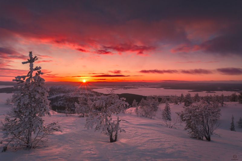 север, снег, гора, природа, путешествия \