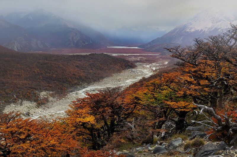 argentina, andes, аргентина, горы, осень In Patagonia фото превью