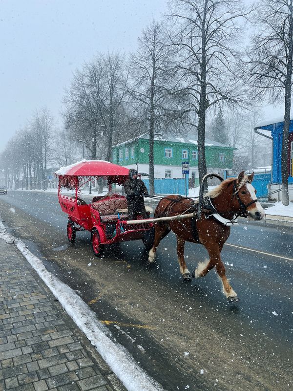 Суздаль, город, снегопад, природа, стихия, снежный циклон, апрель 2025 Весенний день в Суздалеphoto preview