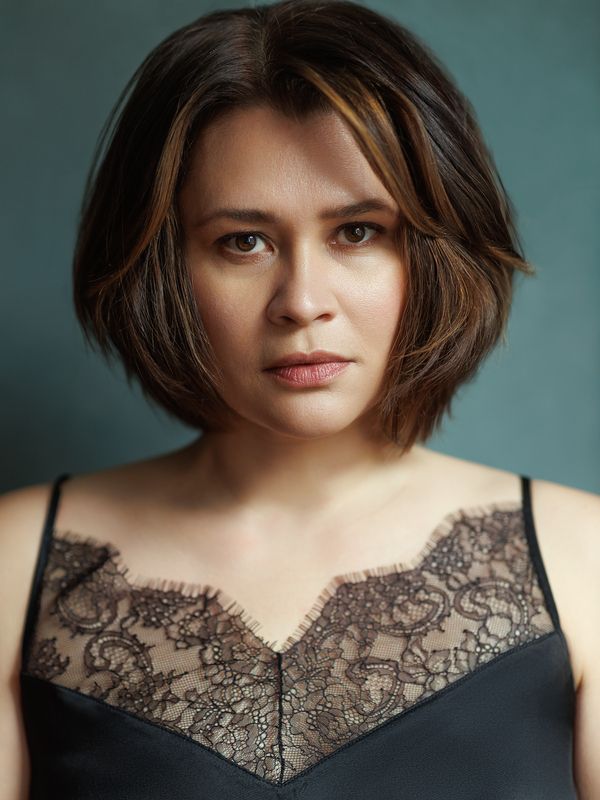 лицо, портрет, цвет, печать, девушка, взгляд, темные волосы, черные глаза Галя фото превью