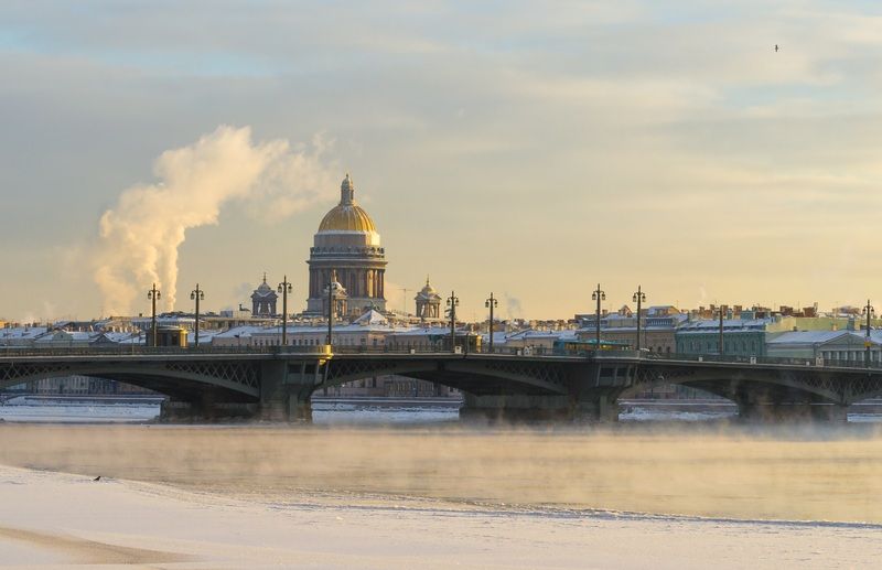 санкт-петербург, питер, петербург, спб, зима, исаакиевский собор,архитектура, собор Зимний Иссакийphoto preview