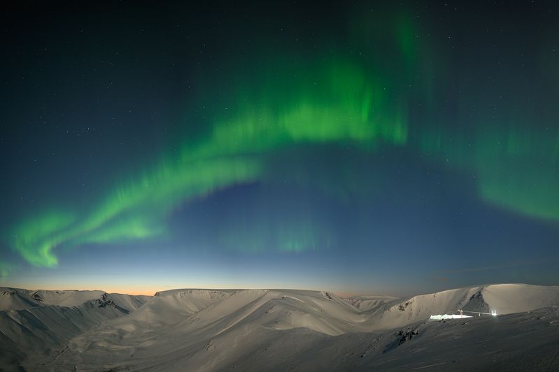 Сияние на вершине Кукиса.photo preview