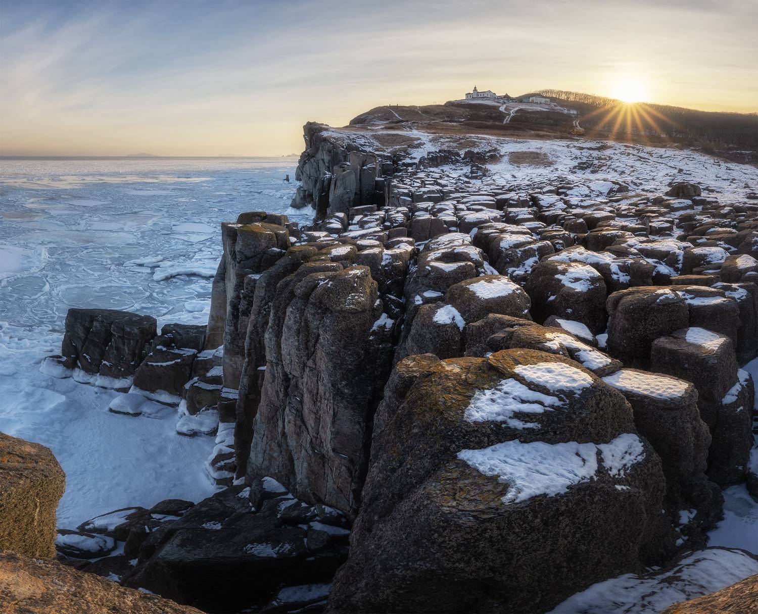 россия, приморский край, дальний восток, японское море, приморье, море, зима, лед, сергей алтушкин, мыс брюса, Сергей Алтушкин
