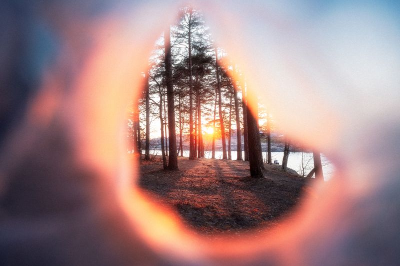 природа, пейзаж, закат, Московская область, весенний закат Закатphoto preview