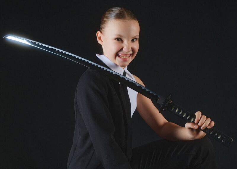 катана, клинок, портрет Молодой самурай 3photo preview