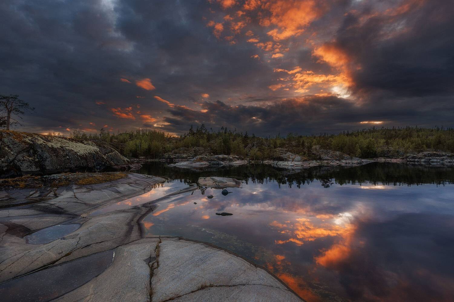 Вечер на Ладоге. Автор: Морозов Сергей , Морозов Сергей