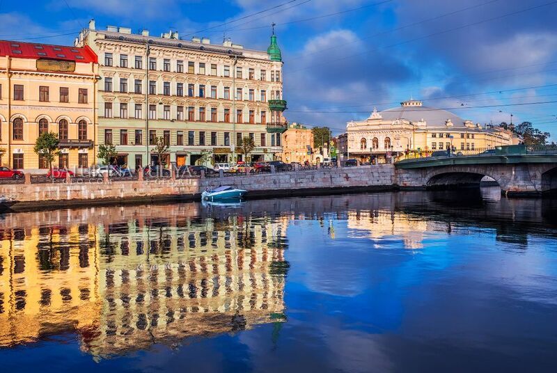 санкт-петербург, фонтанка, цирк Мост Белинского, река Фонтанкаphoto preview