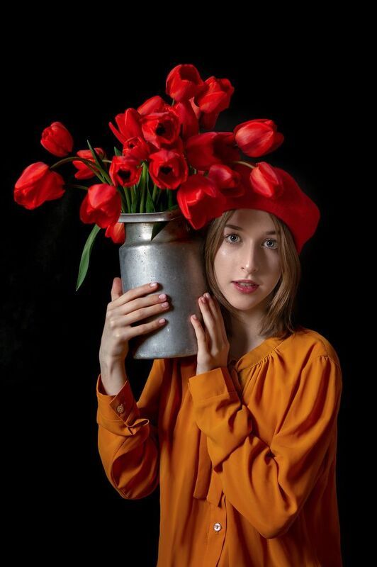 Красный беретик...photo preview