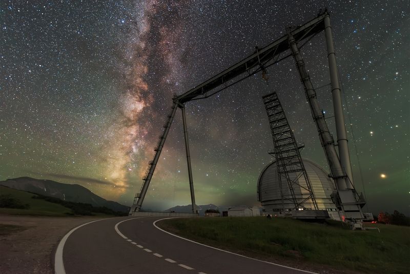 астрофото, астрофотография, ночь, астрономия, астропейзаж, кавказ, млечный путь, звезды, ночное небо, night, nightphotography, stars, milkyway, longexposure Два путиphoto preview