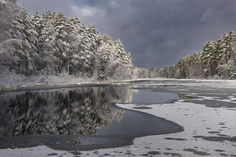 апрель половодье снег свет утро суходол серково Почти зима в апрелеphoto preview