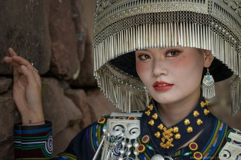 китай, этно, china, fenghuang Девушка в Фэнхуанеphoto preview