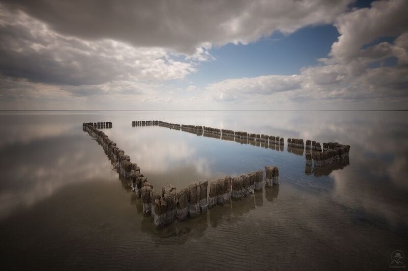 озеро, эльтон, закат, минимализм, фототуры Искупаться в облакахphoto preview