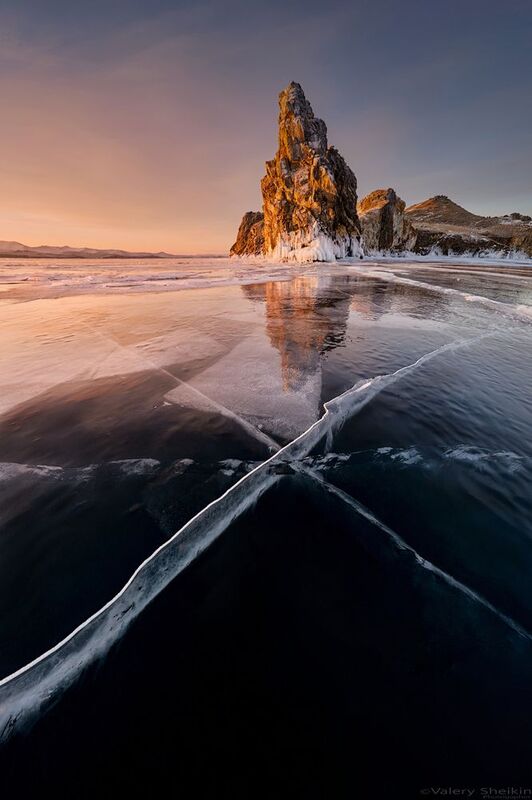 Вечером Байкальский лед особенно хорош...photo preview