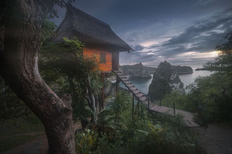 bali, nusapenida Tree housephoto preview