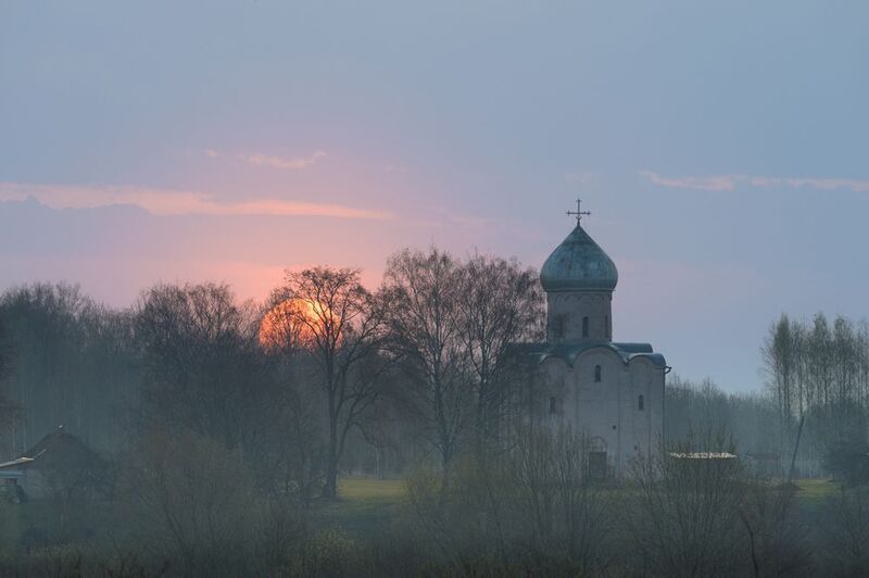новгородская область, рассвет, спас-нередицы, В Светлое Христово Воскресеньеphoto preview