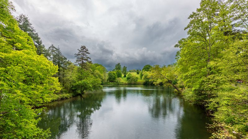 Озеро в поместье Билтмор фото превью