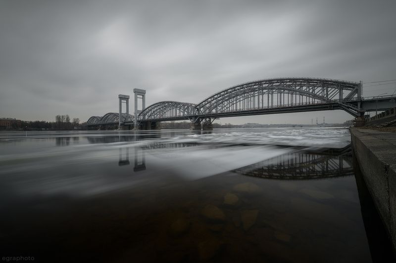 санкт-петербург, спб, россия, питер, spb, saint-petersburg, piter, russia, нева, финляндский железнодорожный мост, ледоход Финляндский железнодорожный мост и невский ледоходphoto preview