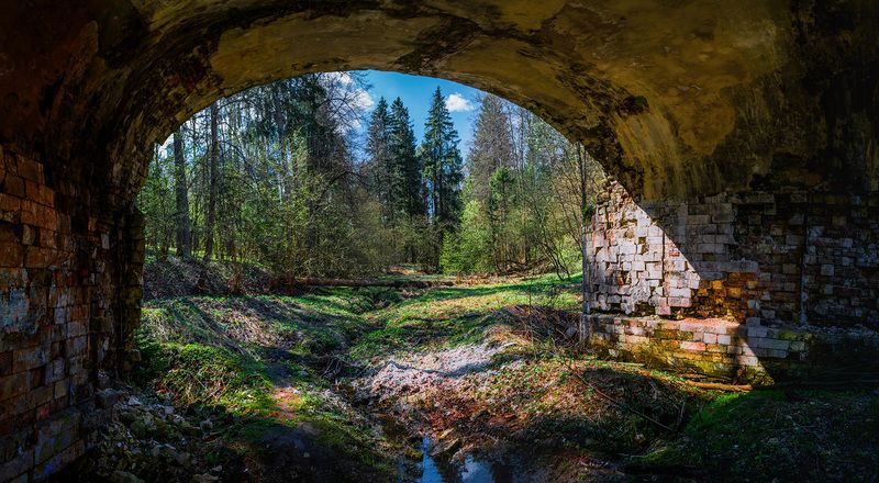весна, мост, усадьба В старой усадьбеphoto preview