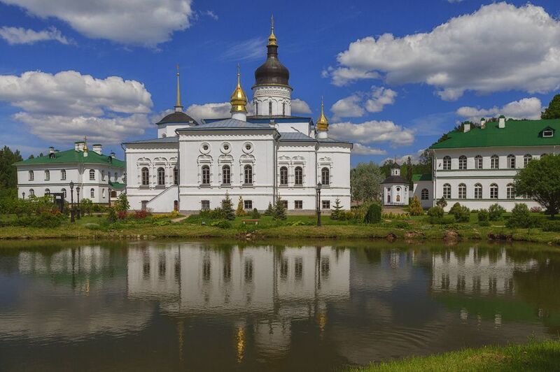 природа, небо, лето, архитектура Лето в монастыре....photo preview