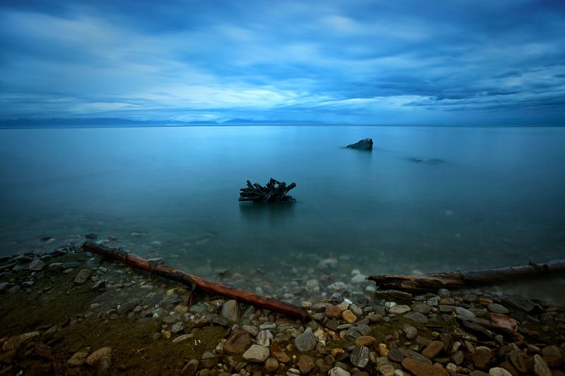Байкал, БАМ, Ночной пейзаж, Северобайкальск Глубокое погружение в ночьphoto preview