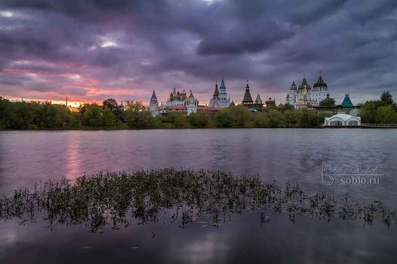 architecture, city, cityscape, e, вечер, закат, измайлово, москва, россия Смеркалось...photo preview