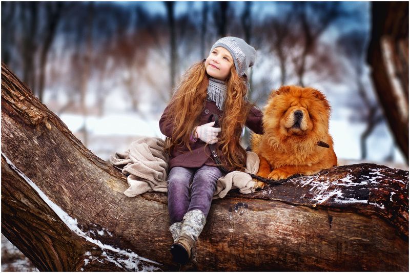 дети животные Лучший другphoto preview