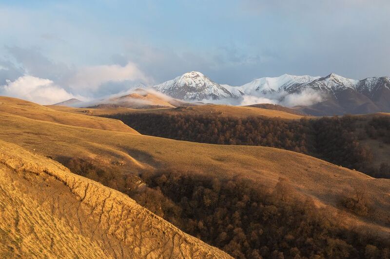 актопрак, кавказ, горы, кбр, перевал, свет Золото Актопракаphoto preview