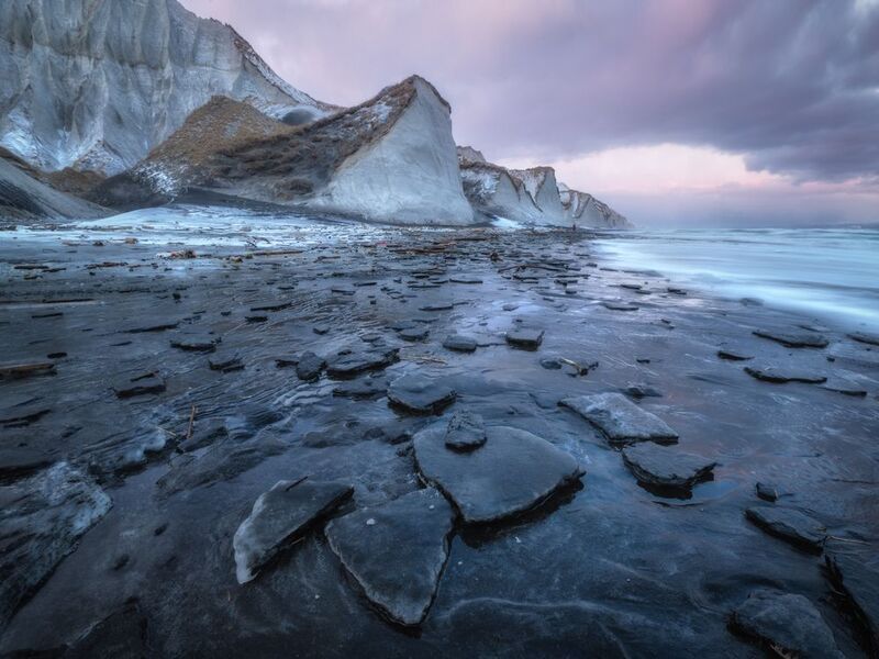 курилы Белые скалы. Итуруп.photo preview