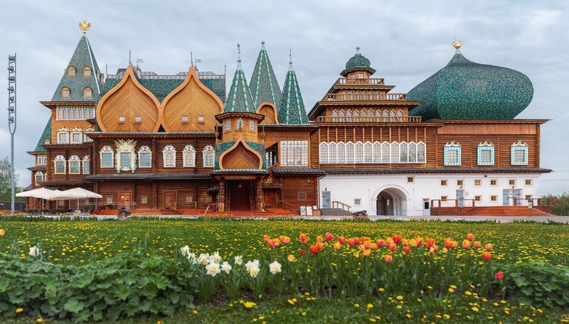 москва, весна, парк, коломенское, moscow, spring Дворец царя Алексея Михайловича в Коломенскомphoto preview