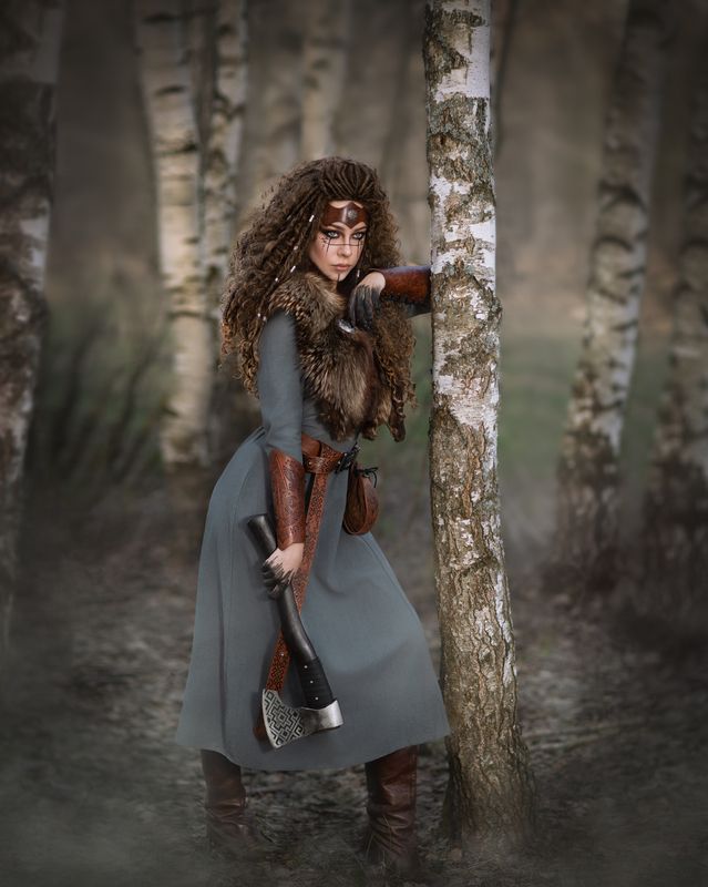 dzhudi_ph, фотограф юлия дюдина, фотосессия в нижнем новгороде, фотограф нижний новгород, арт фотосессия, фотосессия в лесу, воительница, викинги Легенда северных земельphoto preview