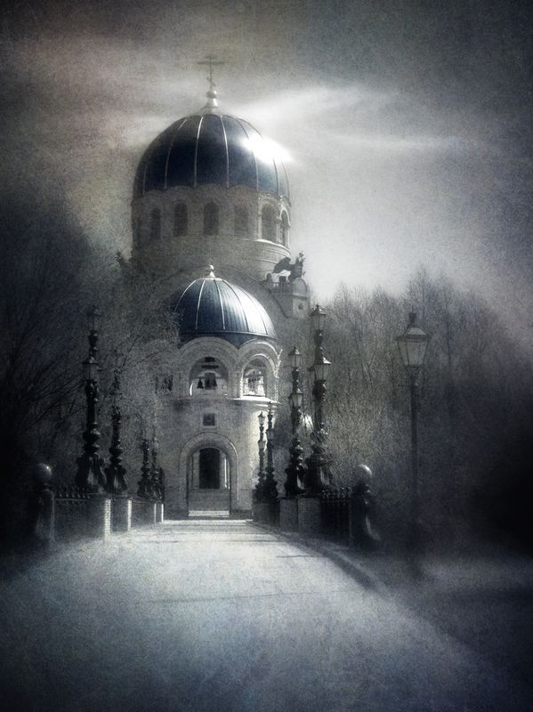 чб, храм, церковь, пикториализм Храм.photo preview
