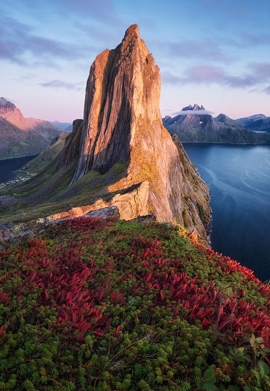норвегия, лофотен, лофотенские острова, сенья, гора, сегла, norway, lofoten, lofoten islands, senja, segla, mountain Остров  Сенья / Senja island фото превью