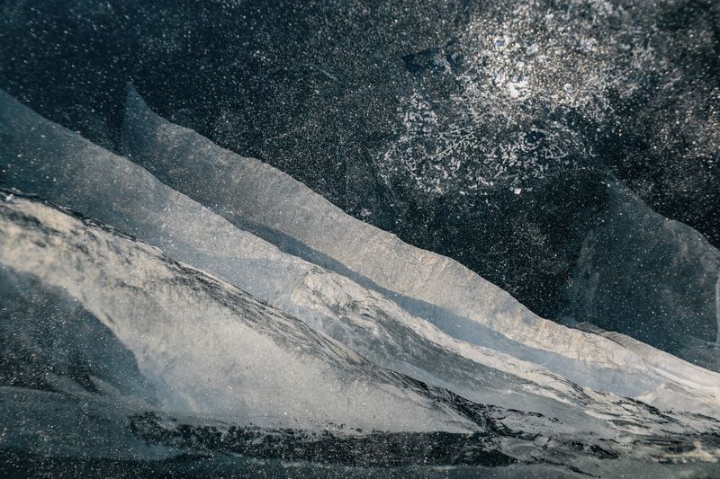 лёд байкал фактуры Снег над горамиphoto preview