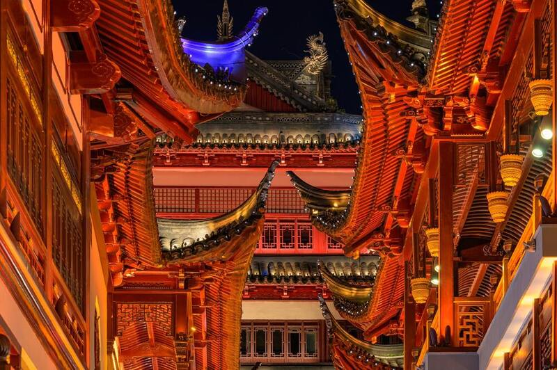 шанхай, китай, shanghai, china Огни ночного Шанхаяphoto preview