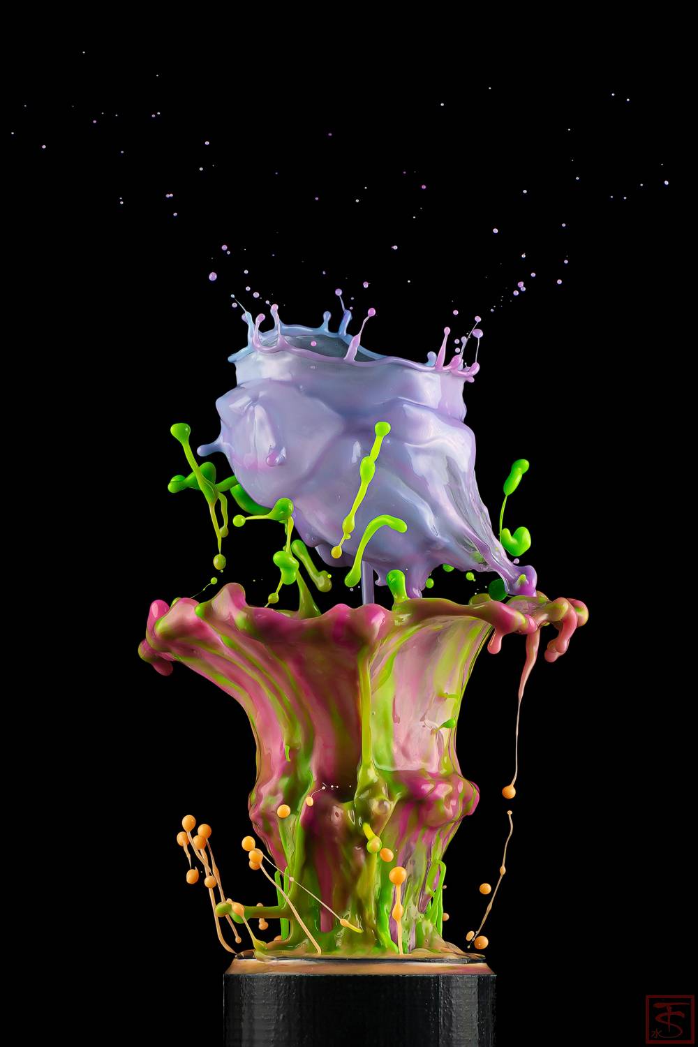 Скульптура из воды. Автор: Сергей Толмачев сергейтолмачев, вода, капли, скульптурыизводы, всплеск, уменянакухне, жидкоеискусство,, Сергей Толмачев