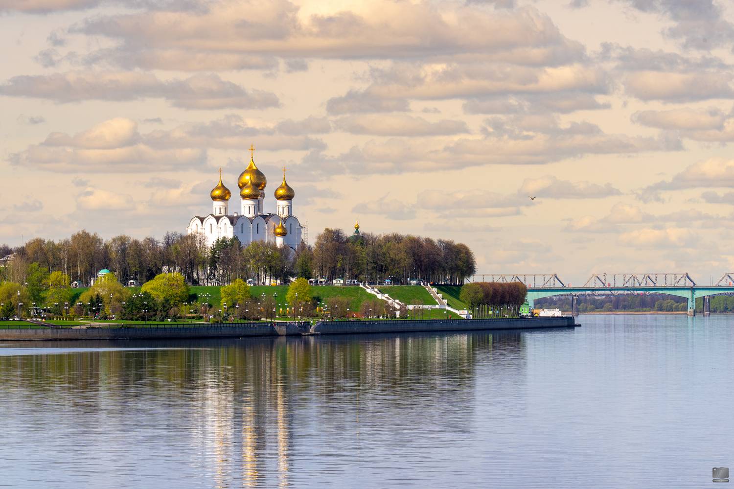 Ярославль с Волги. Автор: Ковалев Дмитрий волга, Ковалев Дмитрий