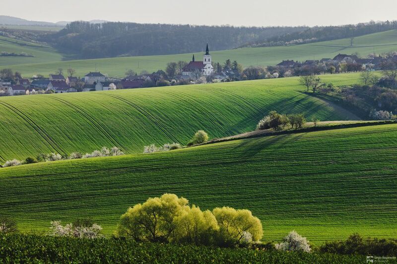 Morning near Moravian Townphoto preview
