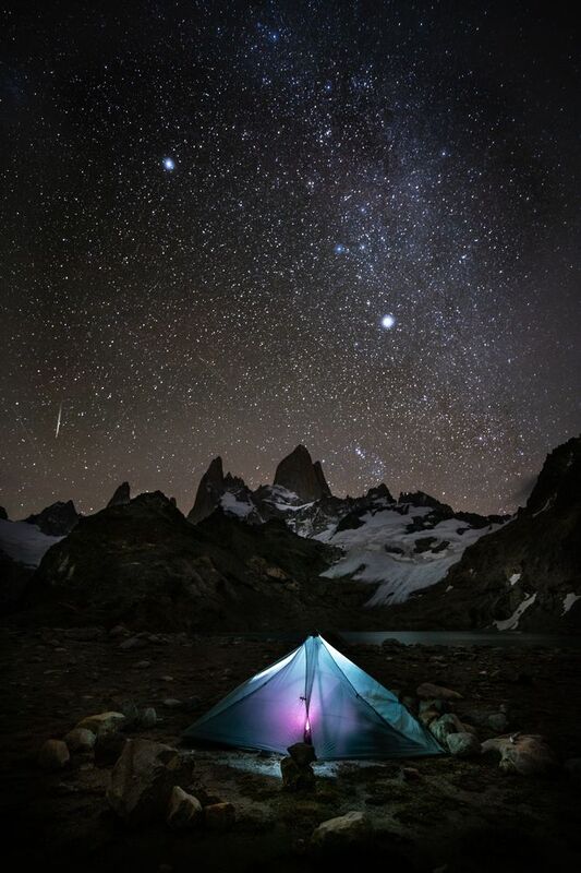 night, fizroy, patagonia, argentina Звёздные сны Фицрояphoto preview