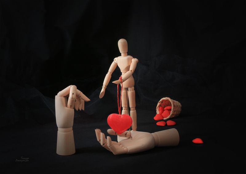 манекен, рука, сердце, Дела сердечные. Манипуляторы.photo preview