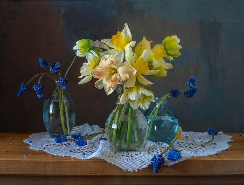 Первые весенние цветы.photo preview