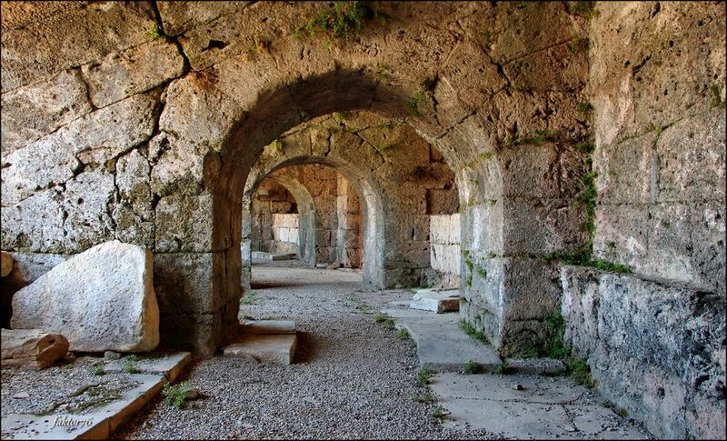 античный театр, турция, сиде, архитектура, Античный театрphoto preview